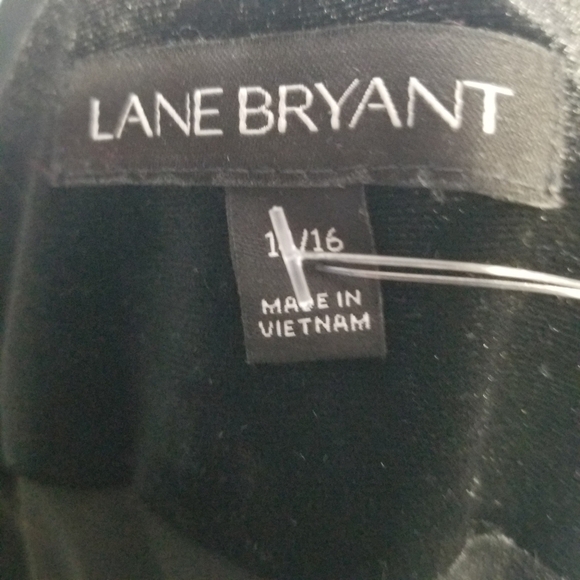 Lane Bryant black stretch velvet moto jacket new - Picture 7 of 9